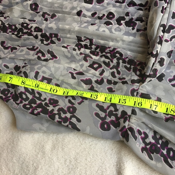 NWT A/X Armani Exchange Animal Print Grey Dress - Picture 10 of 16